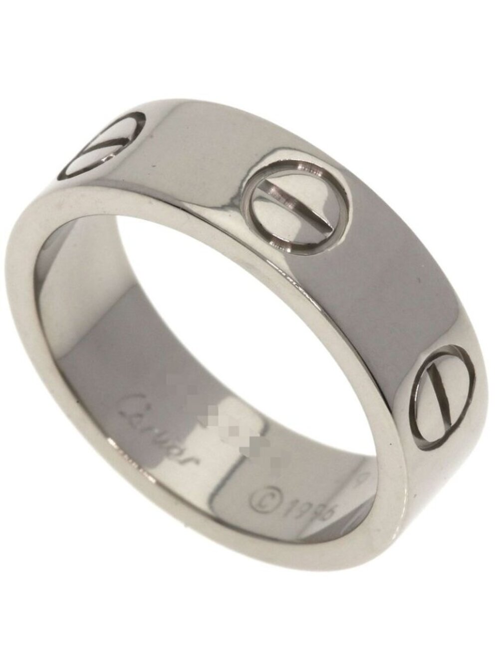 Cartier Love Ring 49 18K White Gold
